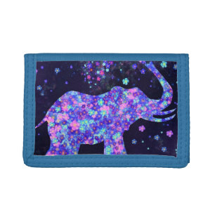 Elephant Flowers Wallet Gift