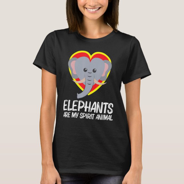 Elephant For Men Women Largest Circus Zoo Animal H T-Shirt (Front)