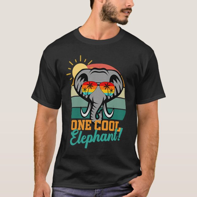Elephant  for women men kid wildlife World Elephan T-Shirt (Front)