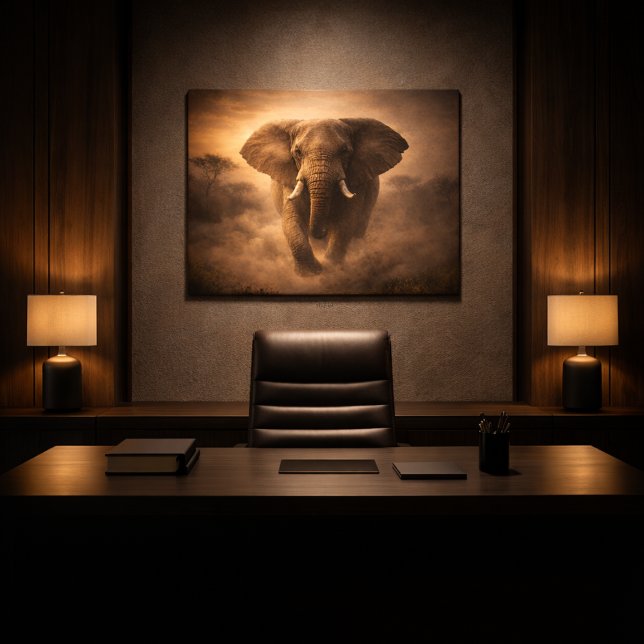 Elephant — Forward Momentum Metal Print (Creator Uploaded)