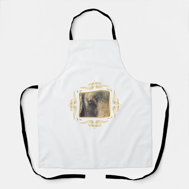 Elephant Framed Apron (Front)
