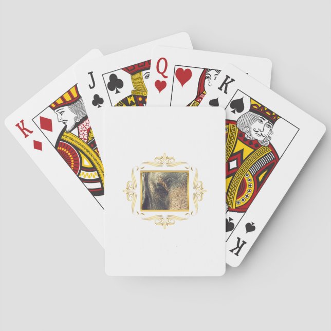 Elephant Framed Poker Cards (Back)