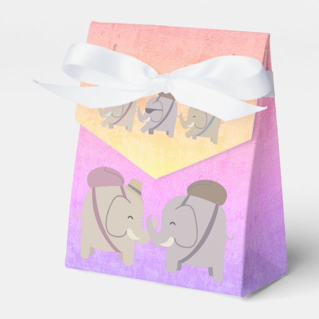 elephant friends favor boxes (Front Side)