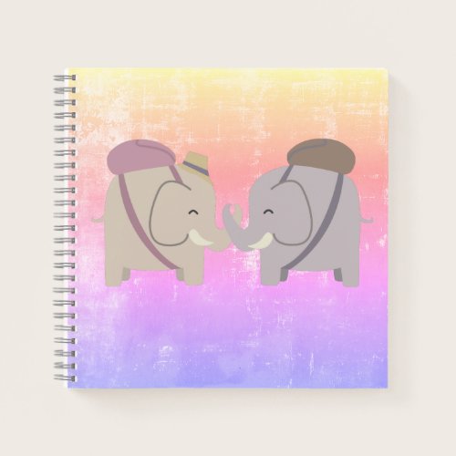 elephant friends notebook