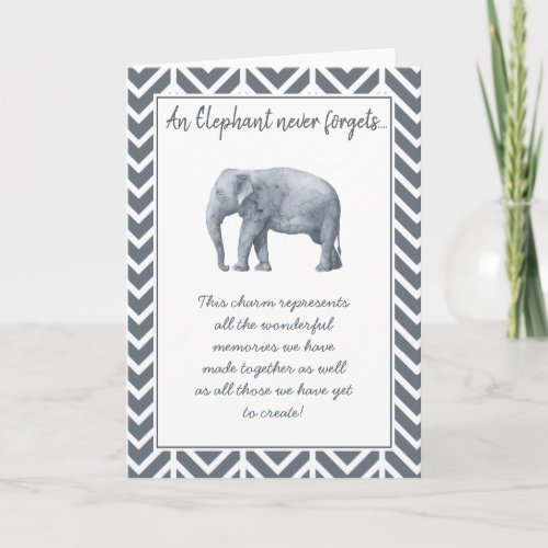 Elephant Friendship Gift _ Special Friend keepsake Card