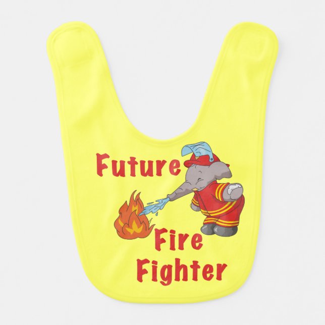 Elephant Future Fire Fighter Bib (Front)