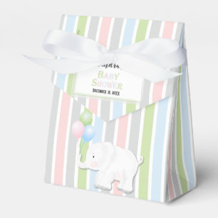 Elephant Gender Neutral   Baby shower Favor Boxes