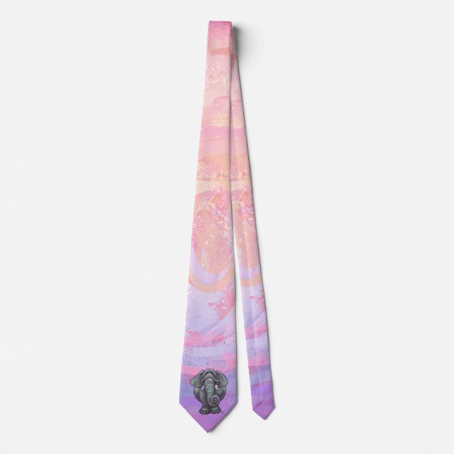 Elephant Gifts & Accessories Neck Tie (Front)