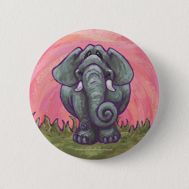 Elephant Gifts & Accessories Pinback Button (Front)
