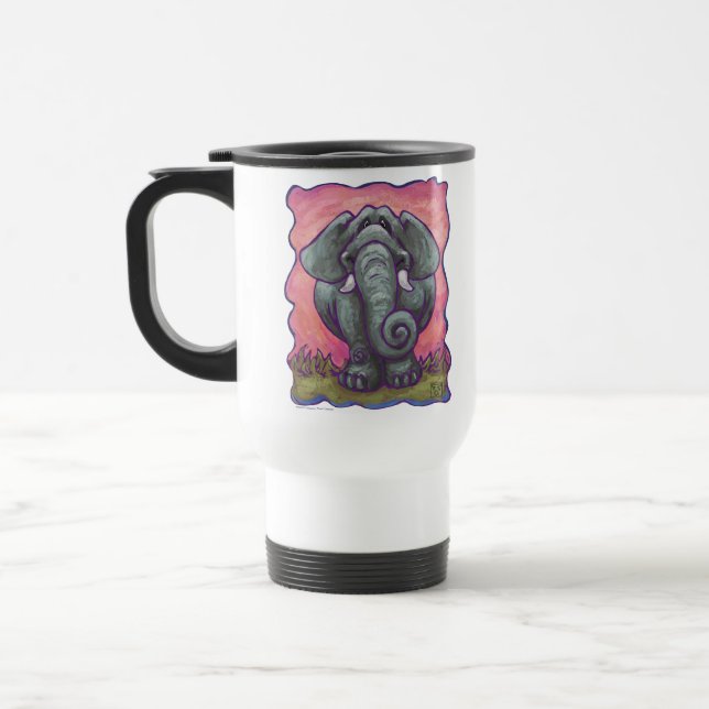 Elephant Gifts & Accessories Travel Mug (Left)
