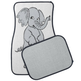 ELEPHANT GIRL CAR FLOOR MAT