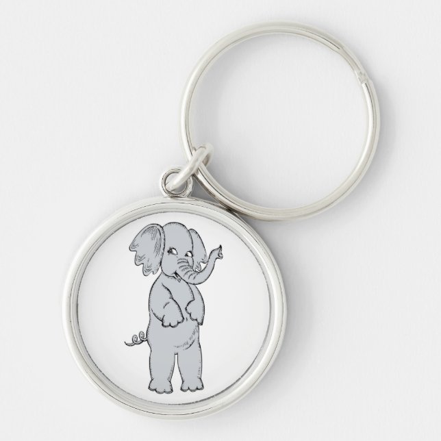 ELEPHANT GIRL KEYCHAIN (Front)