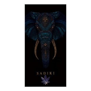 Elephant Glossy Poster