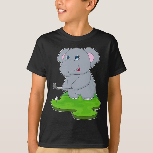 Elephant Golf Golf clubs T-Shirt (Front)