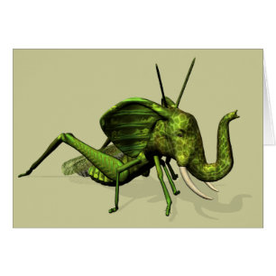 Elephant Grasshopper Crossbreed Cards