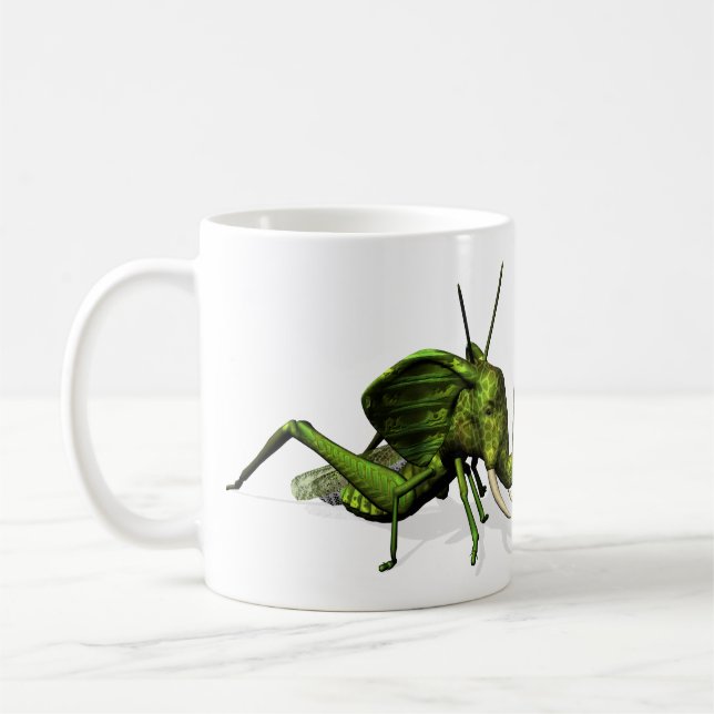 Elephant Grasshopper Crossbreed Coffee Mug (Left)