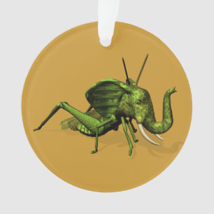 Elephant Grasshopper Crossbreed Ornament