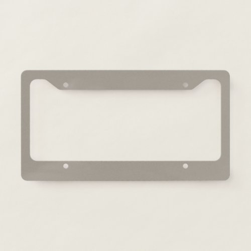Elephant Gray Solid Color Background SW 0023 License Plate Frame