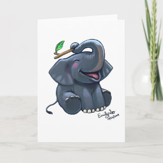 Elephant Greeting Card