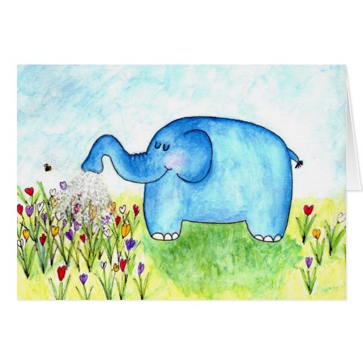 Best Of 10 Greeting Beautiful Card Elephant