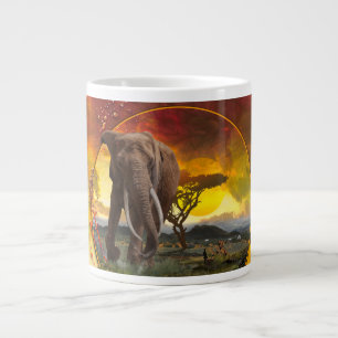 Elephant Guardian "The Bonds that Tie" Giant Coffee Mug
