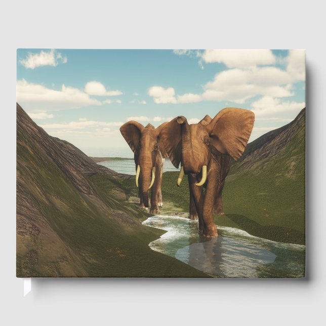 Elephant Guest Book (Front)