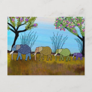 Elephant Habitat Postcard