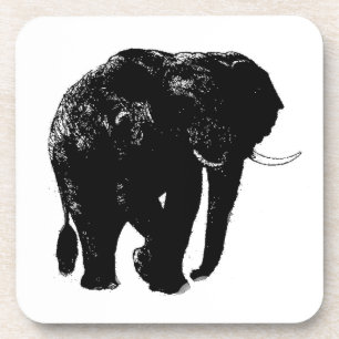 Elephant Hard plastic coaster