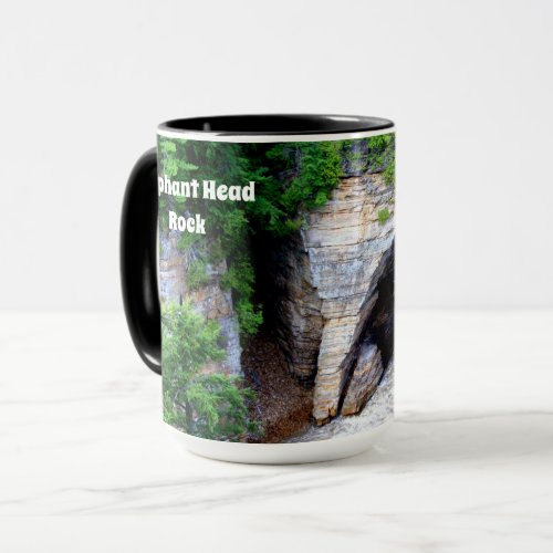 Elephant Head Rock Mug