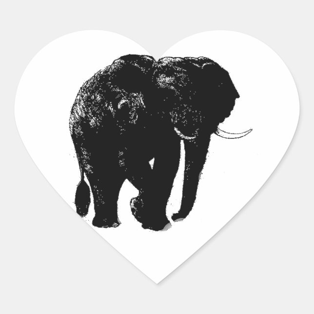 Elephant Heart Sticker (Front)