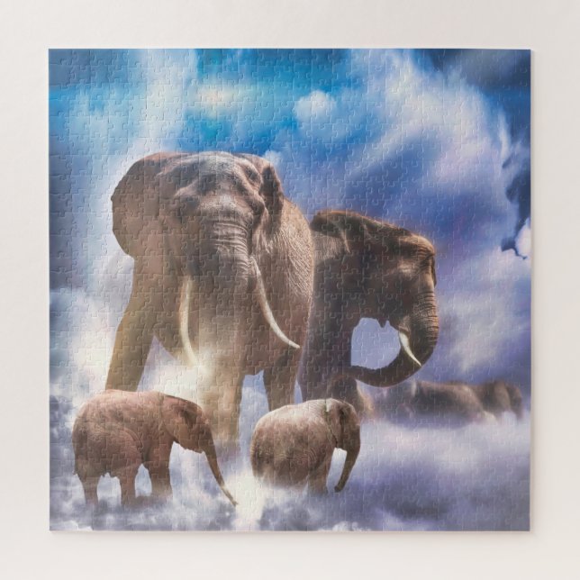 Elephant Heaven Jigsaw Puzzle (Vertical)