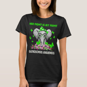 Elephant Her Fight is My Fight GASTROSCHISIS  T-Shirt