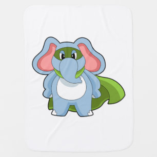 Elephant Hero Baby Blanket