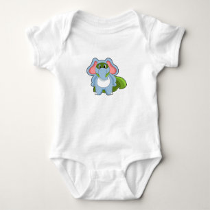 Elephant Hero Baby Bodysuit