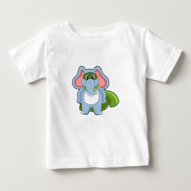 Elephant Hero Baby T-Shirt (Front)