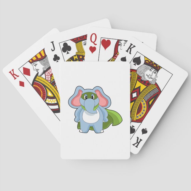 Elephant Hero Poker Cards (Back)