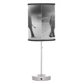 ELEPHANT HOME GIFT.  AFRICAN ELEPHANTS LAMP. TABLE LAMP (Back)