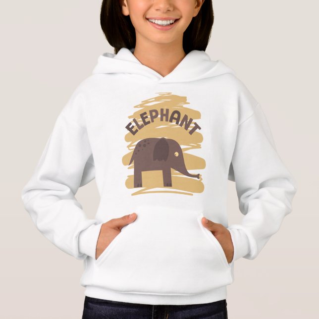 Elephant Hoodie (Front)