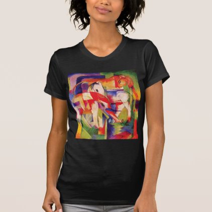 Elephant, Horse, Cattle, Winter by Franz Marc T-Shirt