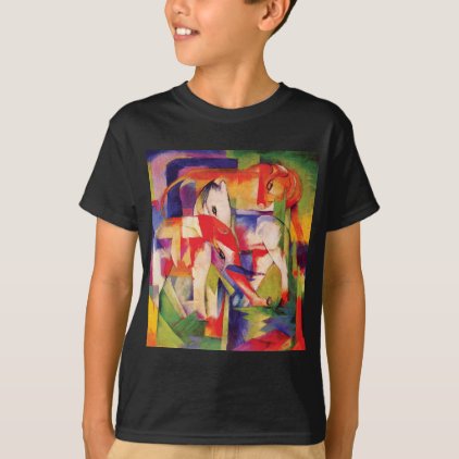 Elephant, Horse, Cattle, Winter by Franz Marc T-Shirt