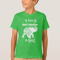 Elephant I Love Name a Ton Kids Personalized