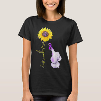 Elephant I Will Remember For You Sunflower Alzheim T-Shirt