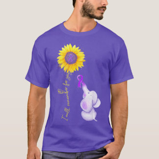 Elephant I Will Remember For You Sunflower Alzheim T-Shirt