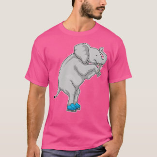 Elephant Ice skating Ice skates 2 T-Shirt