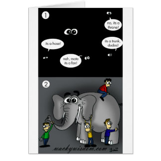 Elephant in A Dark Room Cards
