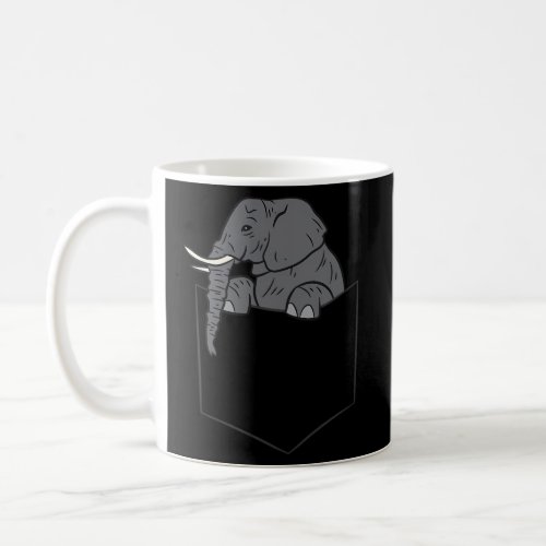 Elephant In A Pocket Pocket Elephant Coffee Mug