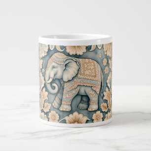 Elephant in Batik Bloom Specialty Mug