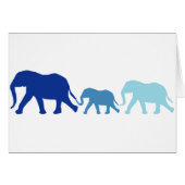 Elephant in Blue (Front Horizontal)