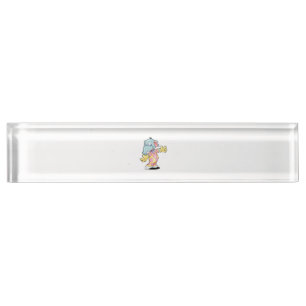 Elephant in Pajamas Name Plate