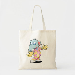 Elephant in Pajamas Tote Bag